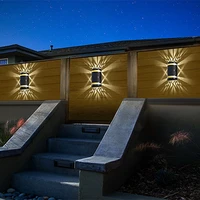 solar wall lights outdoor led lighting garden decoration for home wall lamp sconces waterproof porch stairs fence light