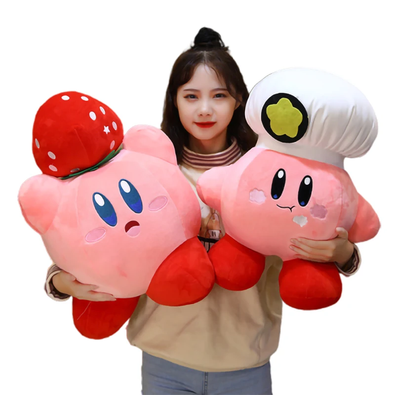 Милые плюшевые куклы Звезда 30 см Kirby Cos шеф-повар клубника аниме периферийные