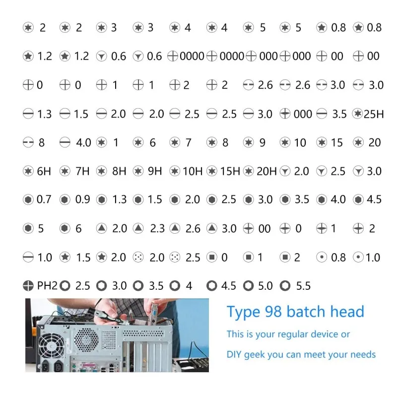 screwdriver set 115 in 1 precision screwdriver set repair tool magnetic professional removable tool for mobile phone laptop pc free global shipping