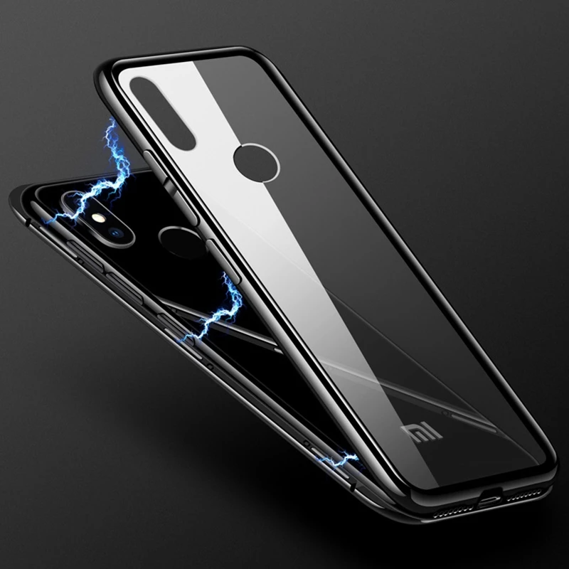 Luxury Magnetic Adsorption Metal Phone Case for Samsung Galaxy A10 A20E A40 A50 A60 A70 S8 S9 S10 Plus S10e Magnet Frame Case