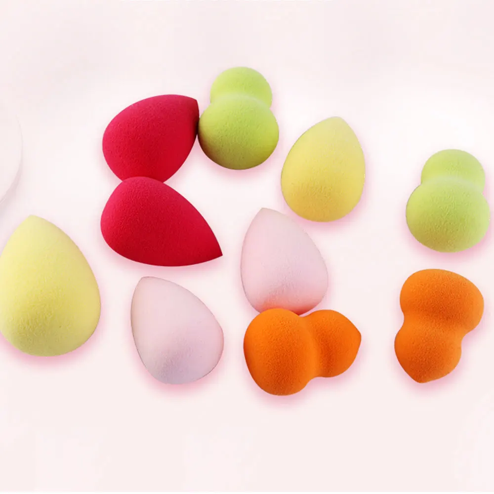 10 шт./кор. Мини милый пудра для Макияжа Косметический консилер Highlight спонж больше