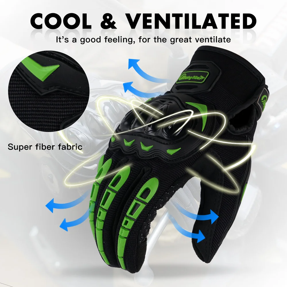 Мотоциклетные Перчатки для сенсорного экрана защитное снаряжение мотоциклетные
