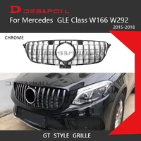 gt r grille gle class w166 c292 for mercedes benz coupe suv chrome front bumper racing grill 2015 2018 gle300 gle320 gle350