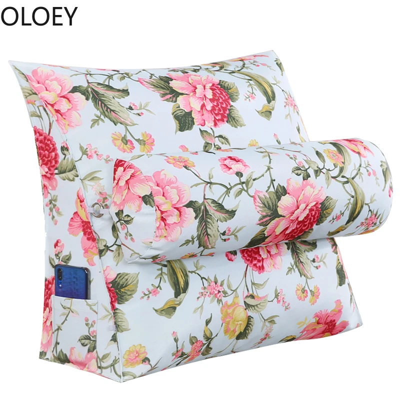 Большая задняя треугольная подушка для дивана сидения медитация летние подушки