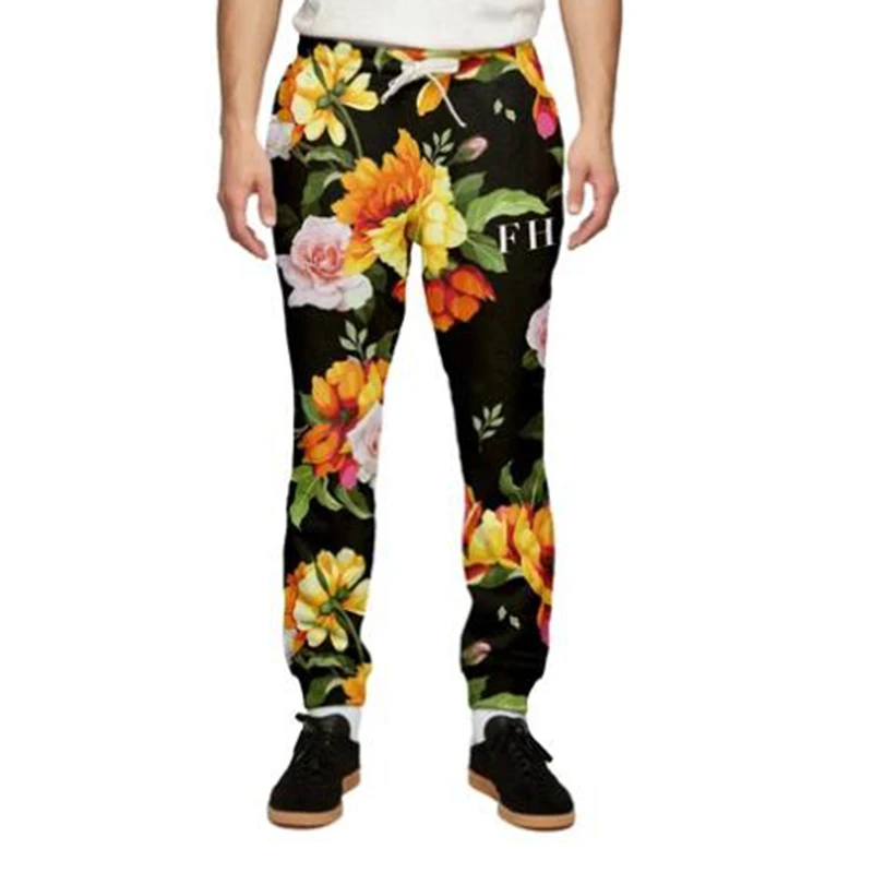 Мужские спортивные брюки MODAVELOCE повседневные с принтом Glowback в стиле хип-хоп