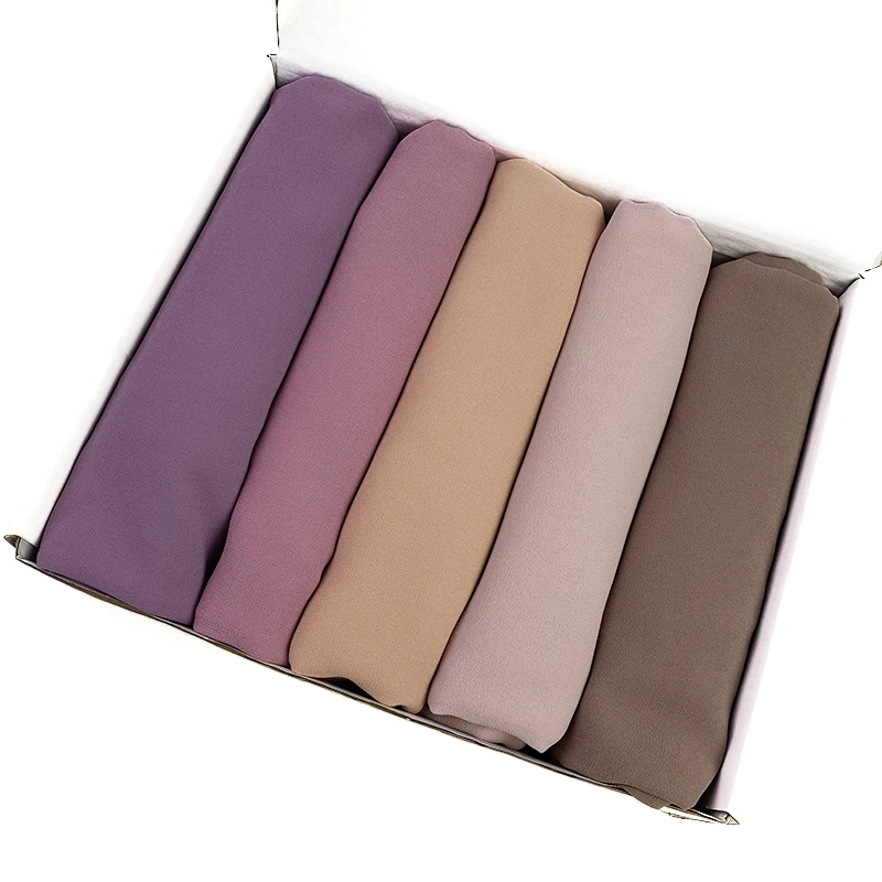 

2M good stitching stitch plain high quality premium heavy Chiffon hijab scarf Malaysian Women's scarves hijabs long shawl shawls