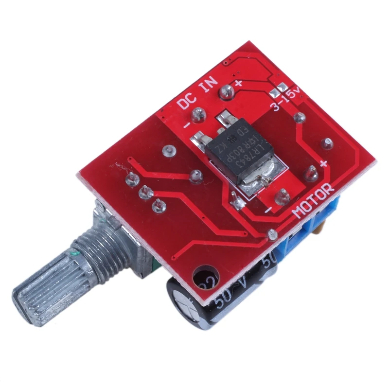 Мини-двигатель постоянного тока контроллер скорости ШИМ 3V 6V 12V 24V 35VDC 90W 5a DC мотор