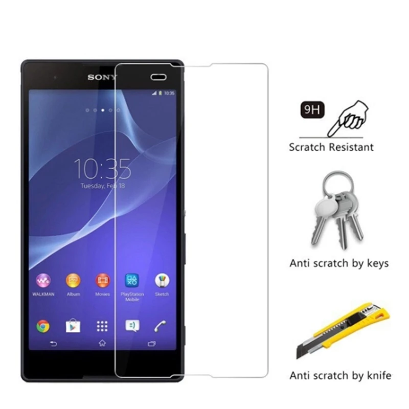 Защитное стекло 9H для Sony Xperia 1 1ii 1iii 5 5ii 5iii 8 10 II III 10ii 10iii E3 E4 E4g E5 HD|Защитные стёкла и