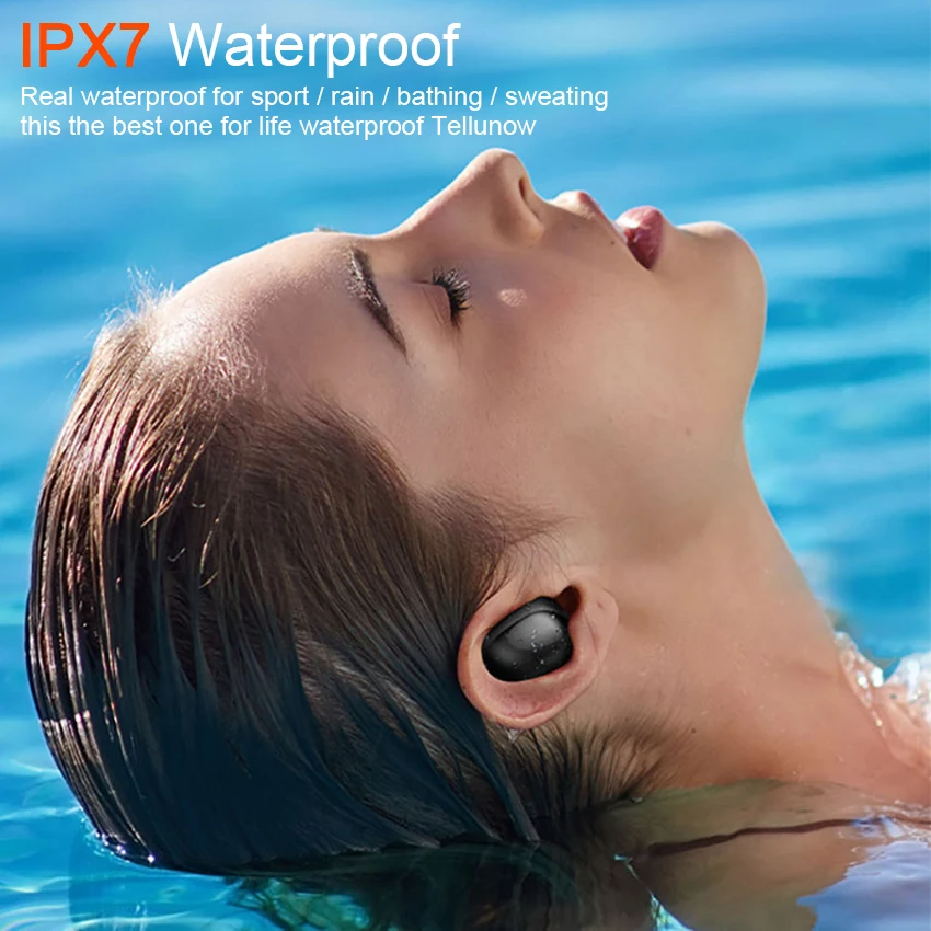 TWS X7 Bluetooth 5 0 наушники IPX7 беспроводные 6D стерео HiFi игровая гарнитура с микрофоном