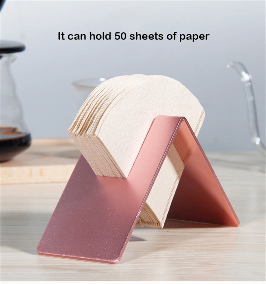 Держатель для бумаги и фильтров кофе V60 простой диспенсер кофейных стойка