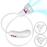 clitoris stimulator breast vagina pump 52 sucking licking modes nipple sucker 2 in 1 vibrators sex toys for women