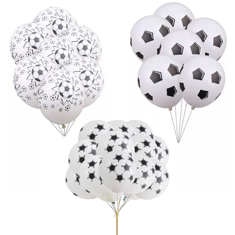 30 шт./лот 12 дюймов уплотненный латекс футбольные воздушные шары с принтами футбол