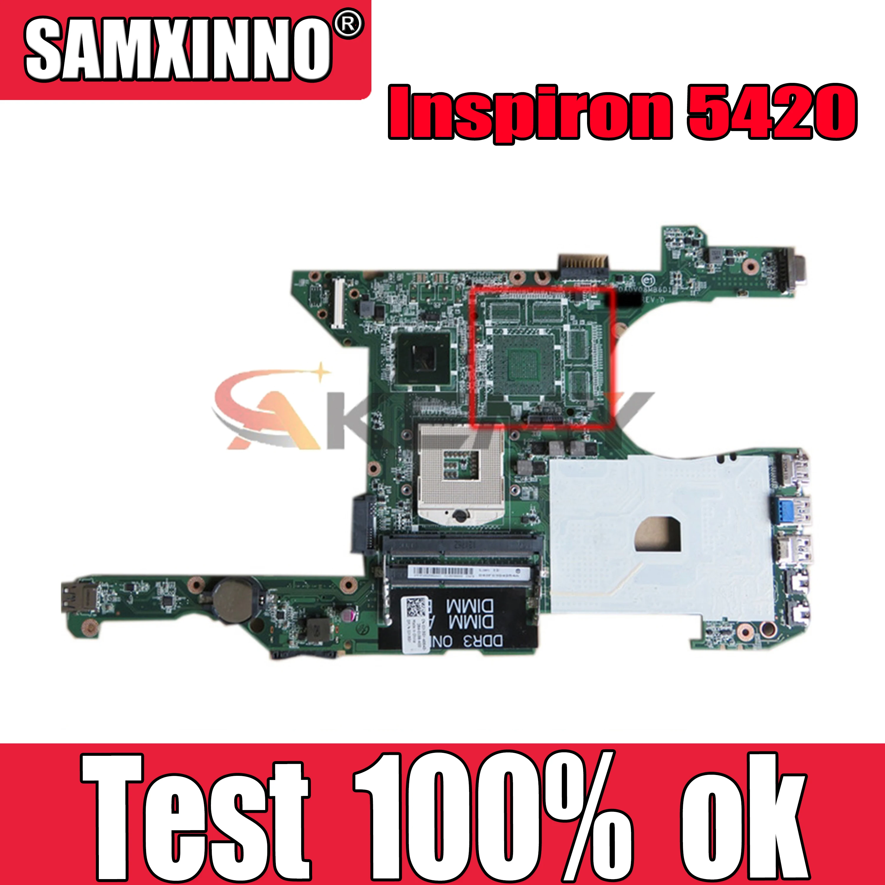 

Original Laptop motherboard For DELL Inspiron 5420 I5420 Mainboard DA0V08MB6D1 CN-0KD0CC 0KD0CC SLJ8C
