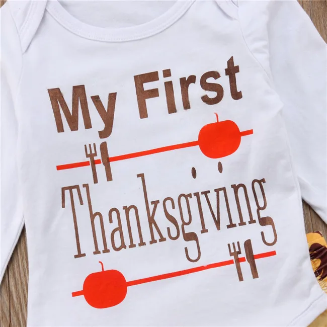 Новый комплект одежды на День Благодарения из 4 предметов повязка голову для