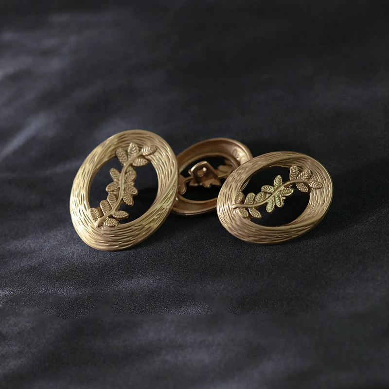 10 шт./лот горячая Распродажа металлические пуговицы Ellipse для одежды винтажные
