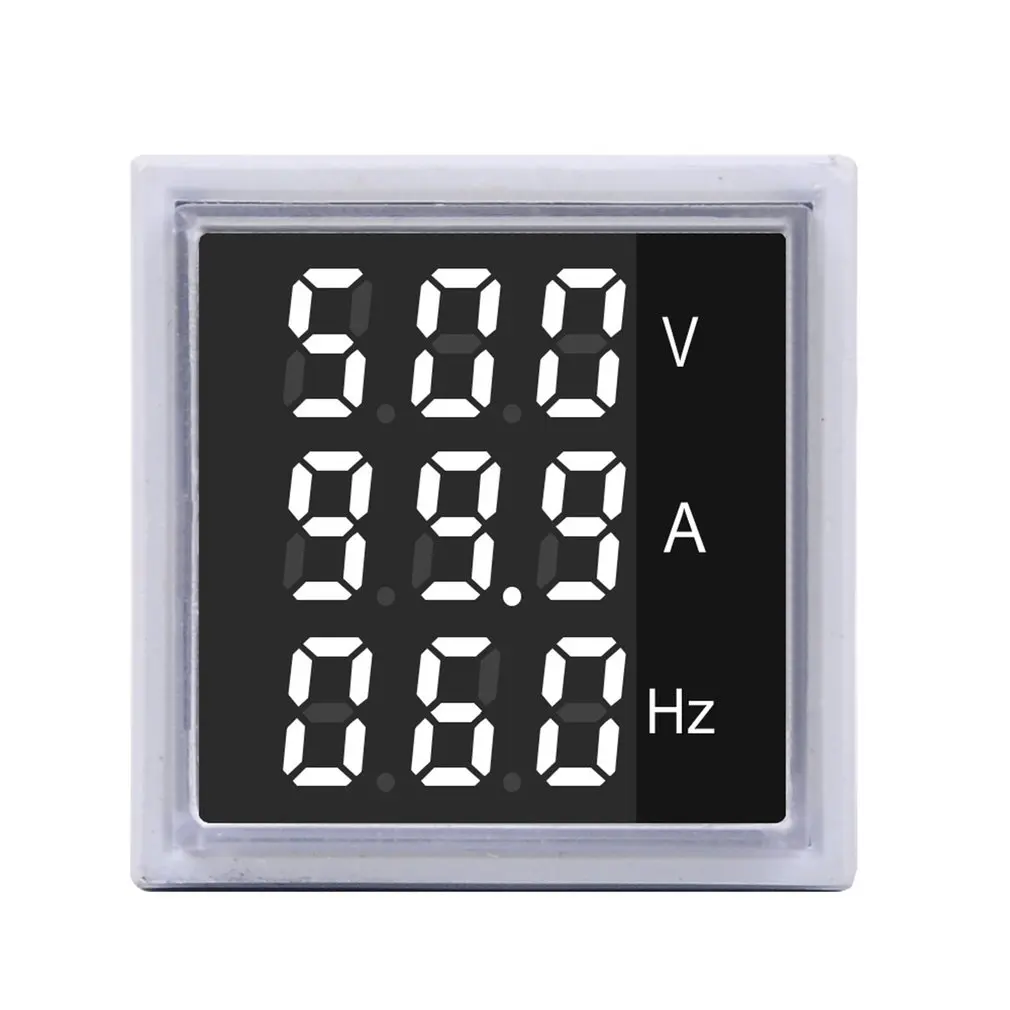 SINOTIMER ST17VAH 22 мм Индикатор квадратный светодиодный цифровой измеритель напряжения