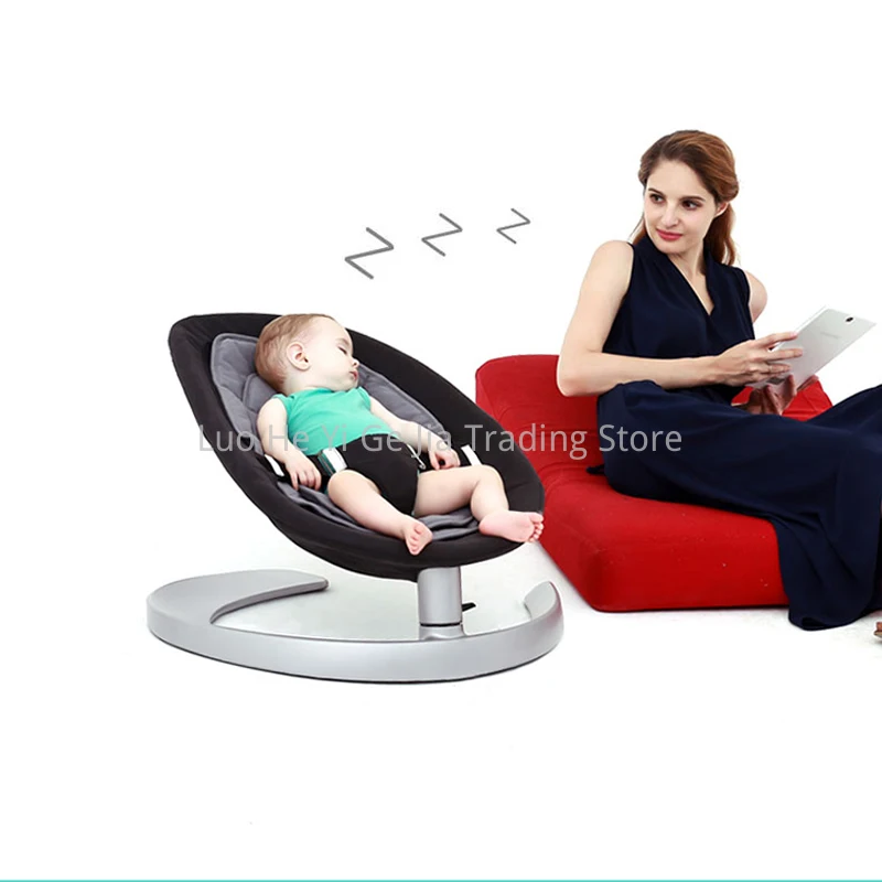 Baby Rocking Chair Without Electricity Radiation Baby Cradle Appease Newborn Baby Rocker Left Right Swing