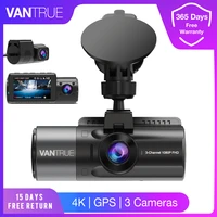 vantrue n4 3 lens car dvr camera recorder dash cams 4k1080p1080p h 265 frontinside and rear dashcam gps speed night vision