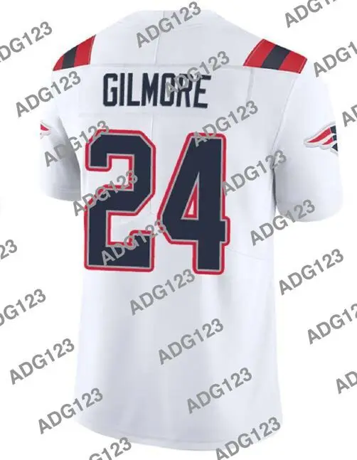 

Stitch New England Stephon Gilmore White Men Women Kid Youth Vapor Limited Jersey