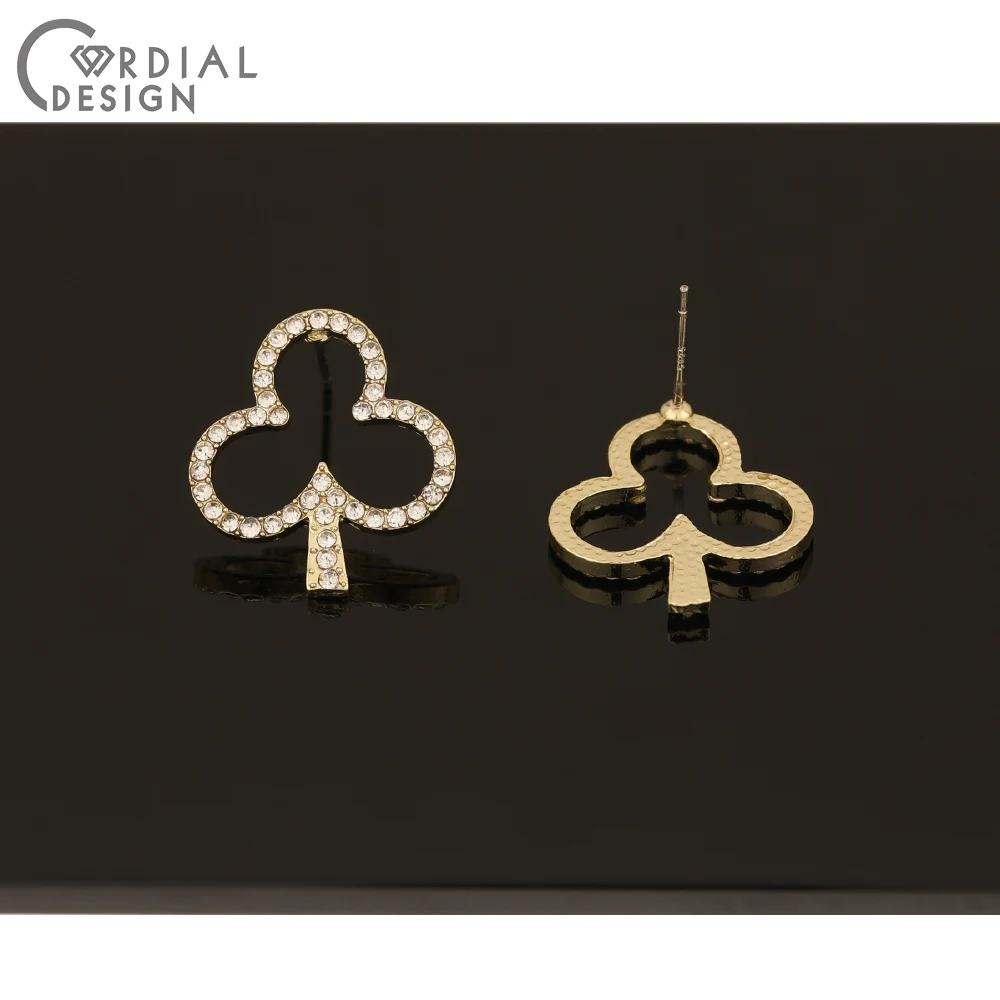 

Cordial Design 100Pcs Jewelry Accessories/DIY Making/Geometry Shapes/Rhinestone Earrings Stud/Jewelry Findings & Components