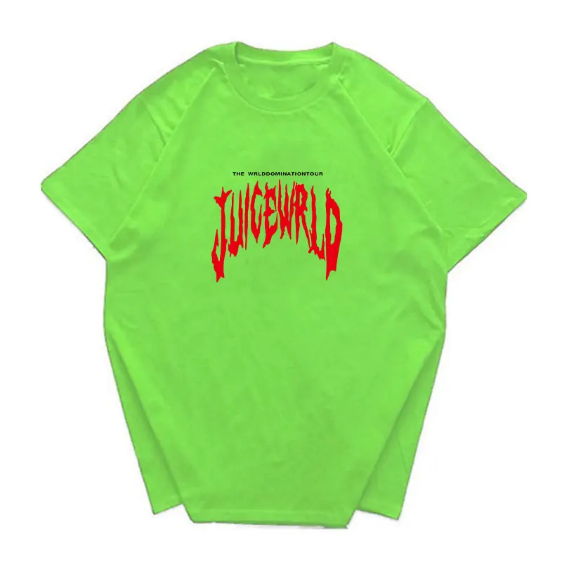 Футболка Rapper Juice Wrld для мужчин и женщин уличная одежда повседневная хлопковая