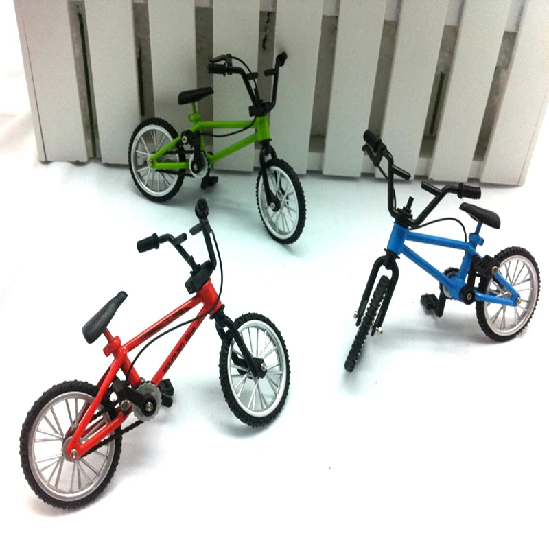 Случайный 1 комплект миниатюрных горных велосипедов BMX из сплава в розничной