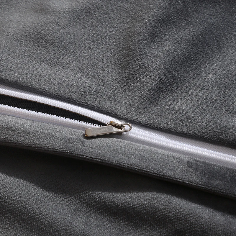 2020 супер мягкие бархатные комплекты постельного белья Королева Король Размер