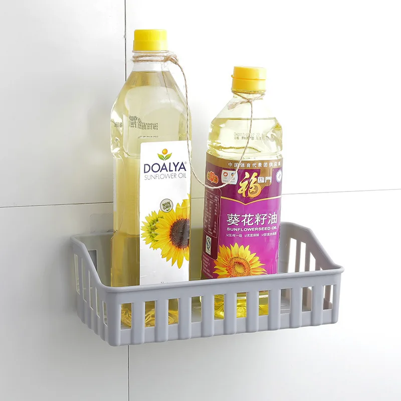 Перфорация-Бесплатная полка для ванной комнаты туалетные принадлежности Туалет