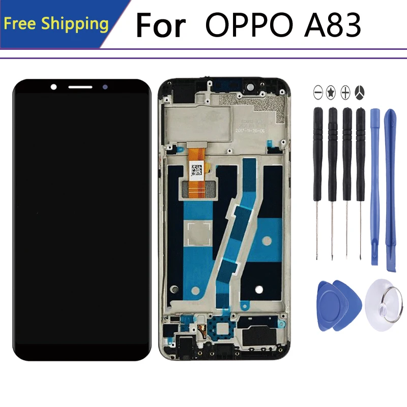 Дисплей для смартфона 5 7 дюймов pantalla oppo a83 с рамкой дигитайзер в сборе детали A83t