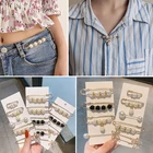 1 комплект жемчуг брошь с застежкой, на высоком каблуке с большой пряжкой жемчуг стразы броши набор утягивающий пояс Pin платье солнцезащитные очки, аксессуары для одежды