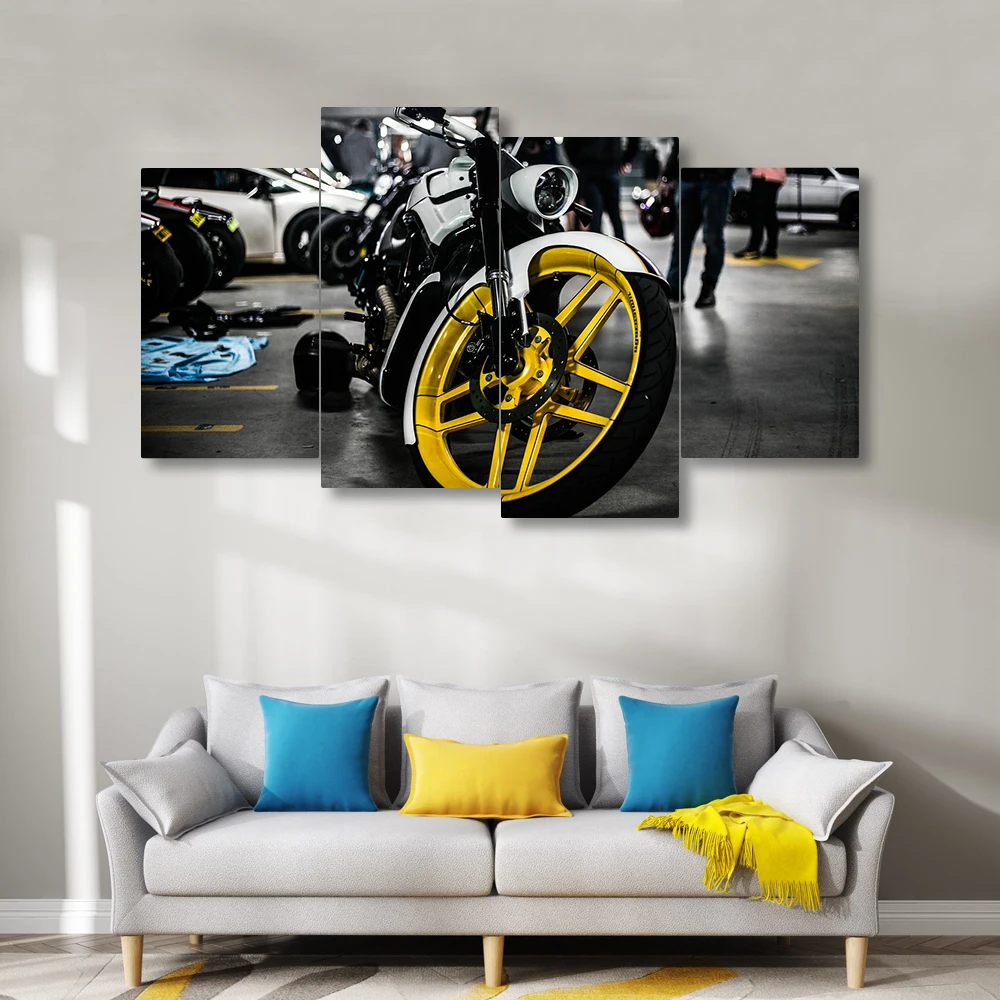 Чоппер модифицированные автомобили поп арт уютное украшение для дома настенная