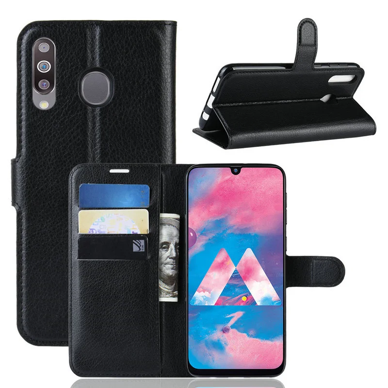 

Wallet Phone Case for Samsung Galaxy M30 SM-M305M SM-M305F for Samsung Galaxy M10 Flip Leather Cover Capa Etui Coque