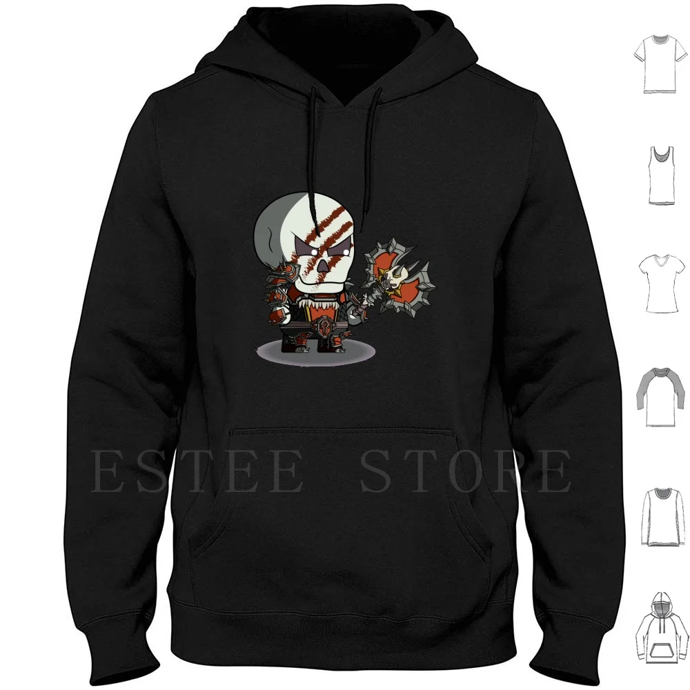 Bfandy, еще не мертвец, наклейка с длинным рукавом, Энди, Орда, топор, броня, скелет, война, краска Wow Ndy