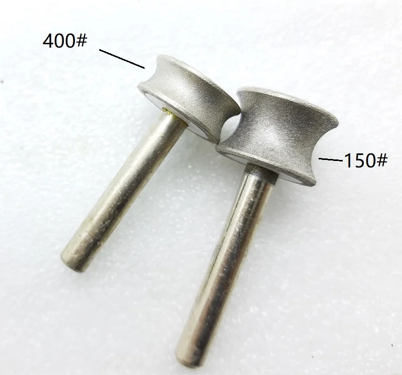 Новый Алмазный шлифовальный круг с хвостовиком 6 мм 1 шт. для снятия фаски стекла