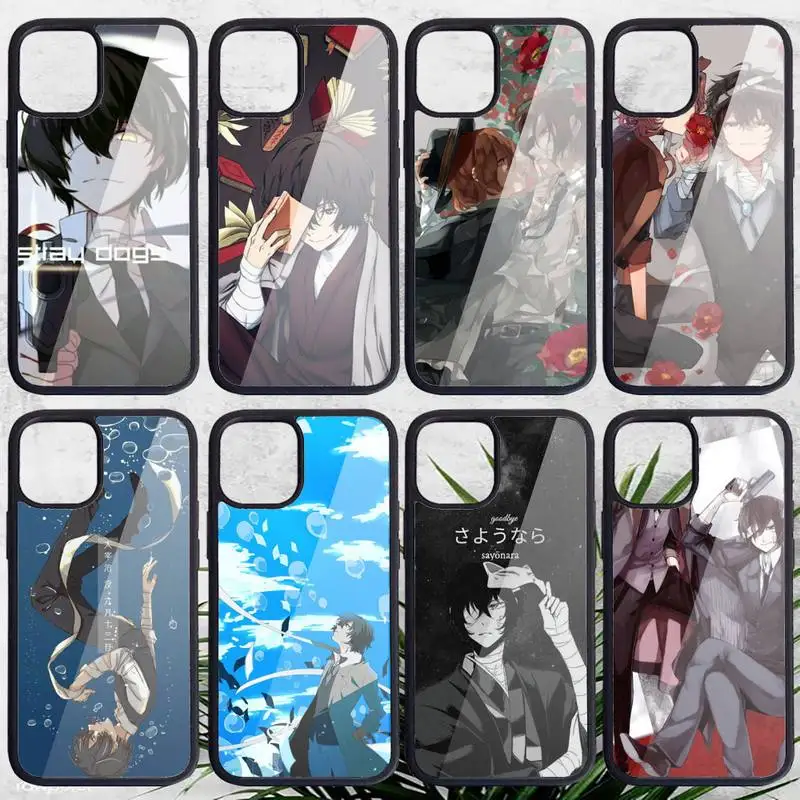 

Bungou Stray Dogs Dazai Osamu Phone Case PC for iPhone 11 12 pro XS MAX 8 7 6 6S Plus X 5S SE 2020 XR