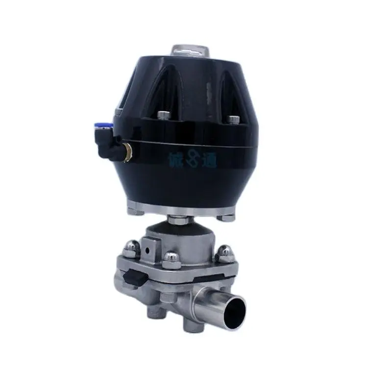 

316L pneumatic cover type welded diaphragm valve