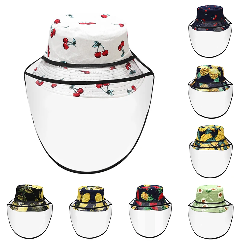 Панама с фруктовым принтом для мужчин женщин двусторонняя Рыбацкая шапка |