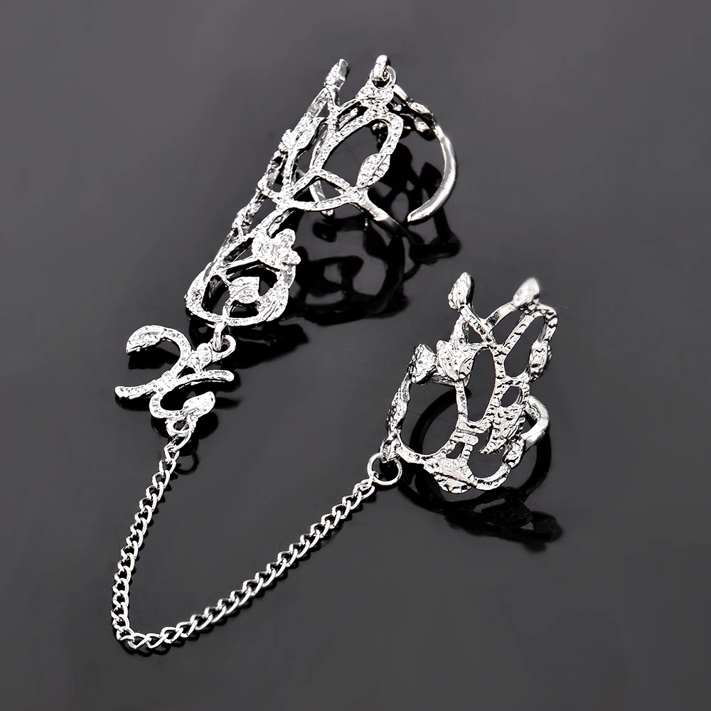 Модное женское золотистое свадебное регулируемое металлическое Золотое