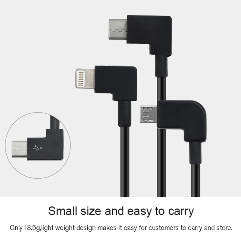 30 см USB кабель для Mavic Air 2 Type-C Micro-USB Lightning Удлиненный пульт дистанционного