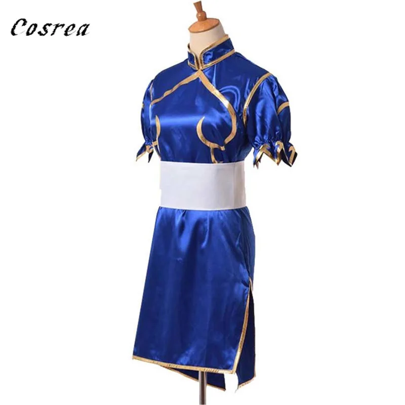 Игры отбеливающая серия Chun Li Косплей Костюм для вечеринки на Хэллоуин вечерние