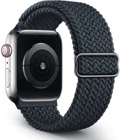 Ремешок плетеный нейлоновый для Apple watch band 44 мм 40 мм 38 мм 42 мм, эластичный тканевый браслет для iWatch 3 4 5 se 6 series