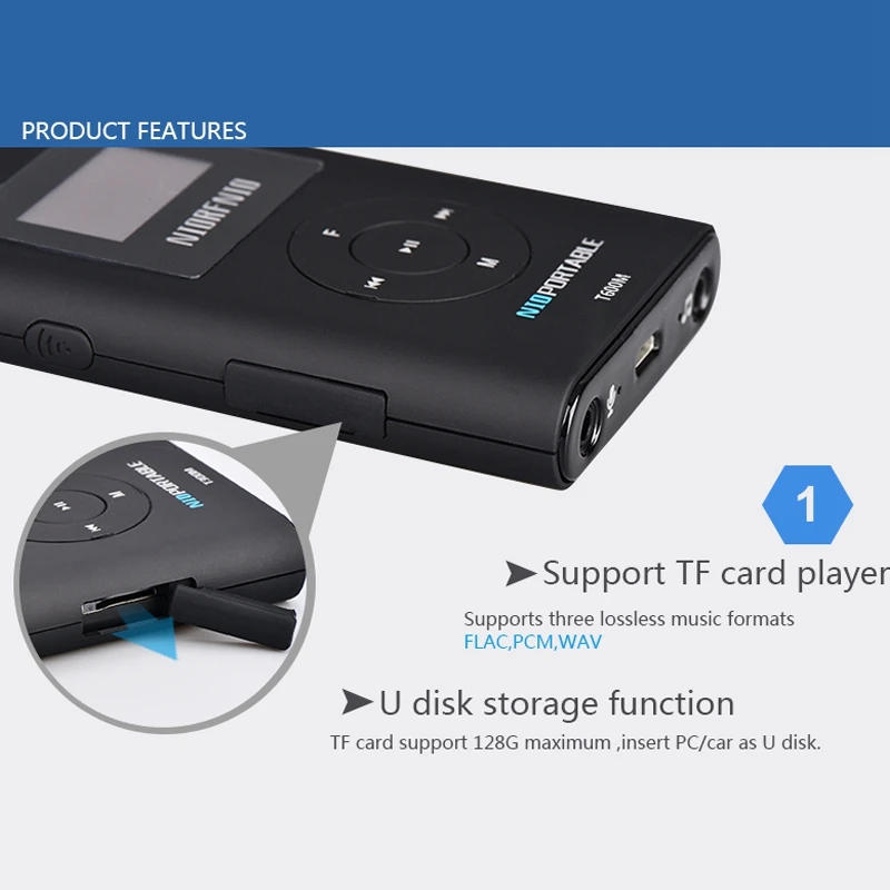 

NIORFNIO 0.6W Portable FM Transmitter Broadcasting Equipment for Radio Station 76-108MHz T600M