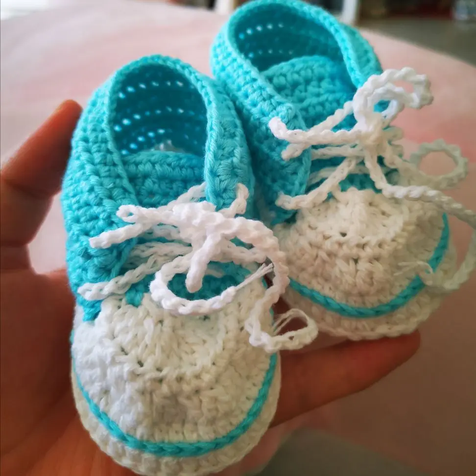 Новинка! Вязаные детские туфли ручной работы 100% весенние хлопковые Лоферы для