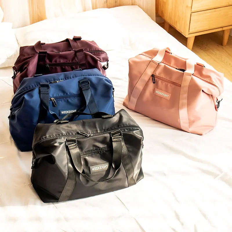 Women's Travel Bag Portable Handbags Lightweight Hand Fitness Large Single Shoulder Waterproof Female Duffle Bags XA307WB | Спорт и