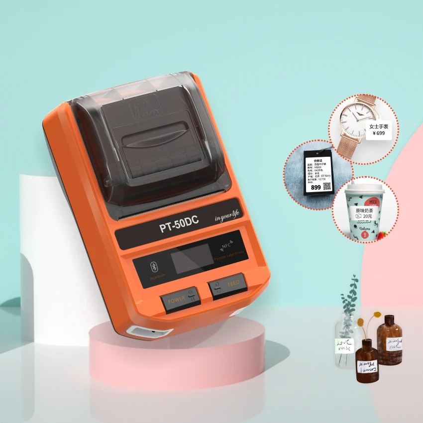 Маленький дешевый принтер для этикеток с Bluetooth на кружках кружечный Печатный без