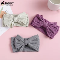 baby headband newborn kids hair band for girls bow elastic headbands twisted cable design turban headware baby hair accessories