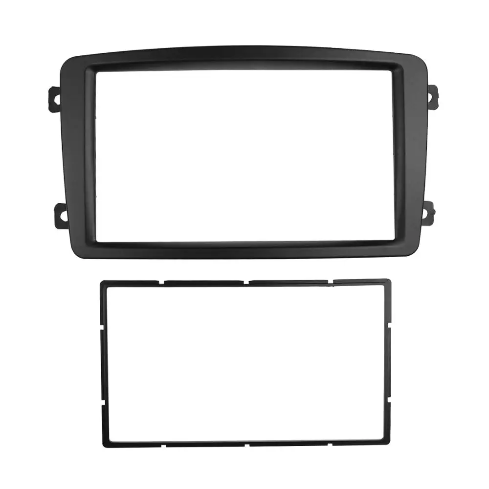 Двойная Din стерео панель для Benz C CLASS W203 Fascia Радио DVD монтаж приборной панели