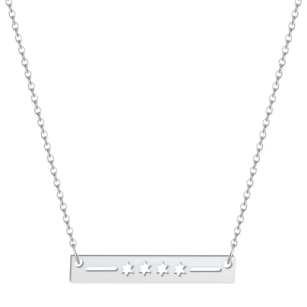 Ожерелье QIMING с флагом Чикаго для женщин и мужчин модный дизайн ожерелье