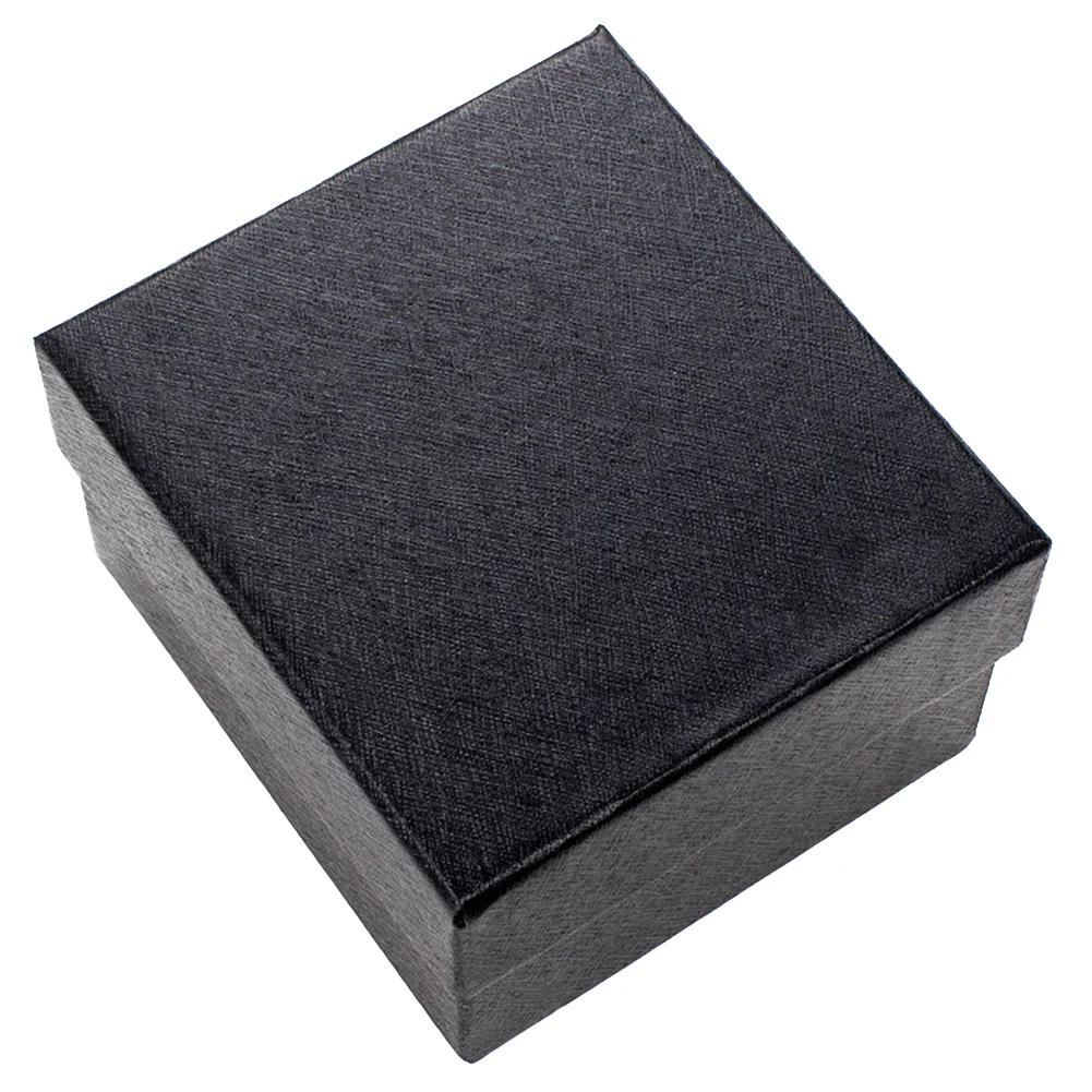 Чехол для хранения ювелирных изделий с крышкой квадратный пылезащитный дисплей