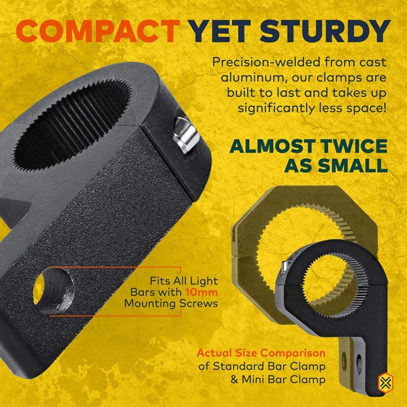 2шт Монтажный кронштейн противотуманный светильник для вождения Универсальный